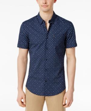 Ben Sherman Men's Classic Fit Foulard Short-sleeve Shirt