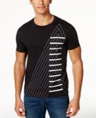 Armani Exchange Men's A-stacked Graphic-print T-shirt