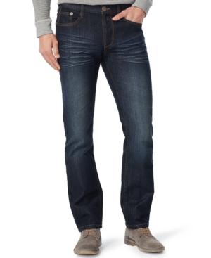 Ring Of Fire Slim-straight Shadow-wash Jeans