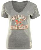 Retro Brand Women's Miami Hurricanes Graphic T-shirt