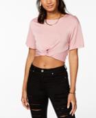 Material Girl Juniors' Tie-front Top, Created For Macy's