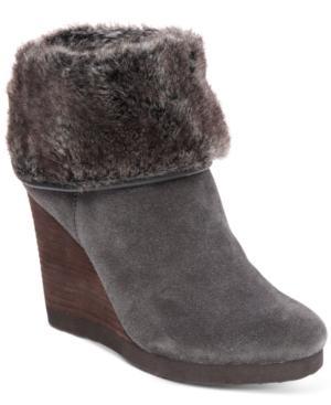 Lucky Brand Women's Torynn Wedge Booties Women's Shoes