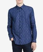 Calvin Klein Jeans Men's Spiral Print Shirt