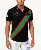 Reason Men's Sash Patch Embroidered Polo