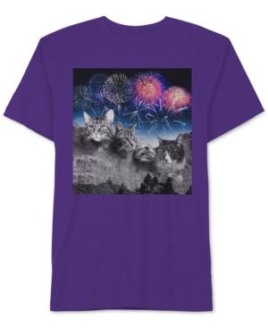 Jem Men's Cat Rushmore Graphic-print T-shirt
