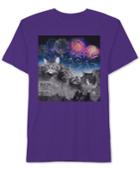 Jem Men's Cat Rushmore Graphic-print T-shirt