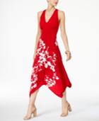 Inc International Concepts Printed Cutout-back Dress, Only At Macy's