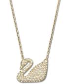 Swarovski Crystal Swan Pendant Necklace