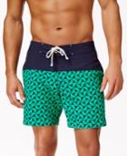 Tommy Hilfiger Reed Colorblocked Print Board Shorts