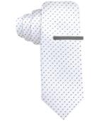 Alfani Men's White Skinny Tie, Only At Macy's