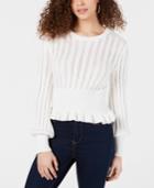 The Fifth Label Cotton Ruffled Pointelle Sweater