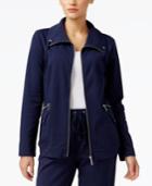Karen Scott Petite Utility Jacket, Only At Macy's