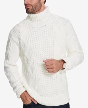 Weatherproof Vintage Men's Chunky Turtleneck Sweater