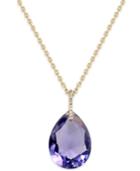 Kate Spade New York Hidden Gems Gold-tone Geometric Crystal Pendant Necklace