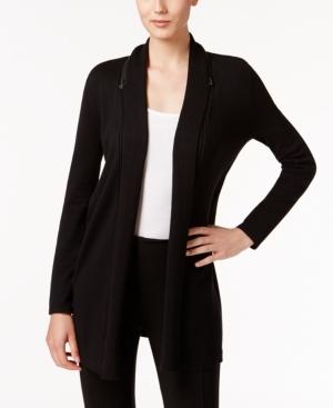 Alfani Petite Zip-collar Cardigan, Only At Macy's