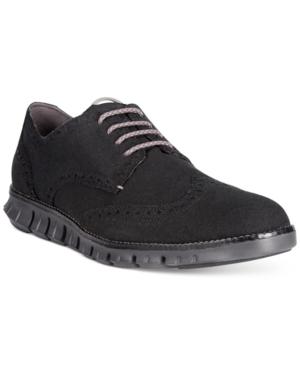 Cole Haan Zerogrand Canvas Wing-tip Oxfords Men's Shoes