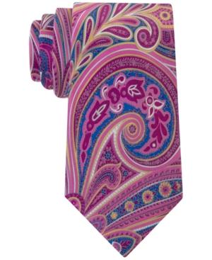 Geoffrey Beene Men's Swirly Paisley Classic Tie