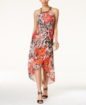Thalia Sodi Printed High-low Maxi Dress, Only At Macy's