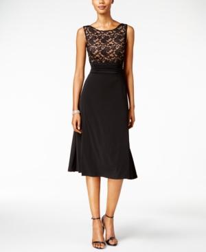 Connected Lace A-line Dress
