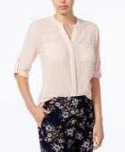 Maison Jules Clip-dot Utility Shirt, Created For Macy's