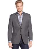 Andrew Fezza Classic-fit Black/grey Neat Sport Coat