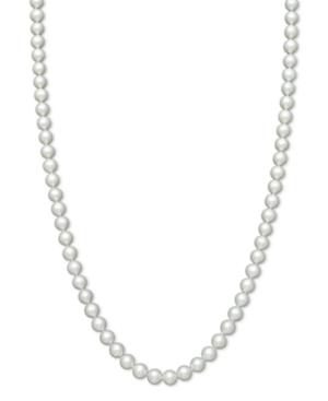 Children's Pearl Necklace, 14k Gold Cultured Freshwater Pearl Strand (5-6mm)