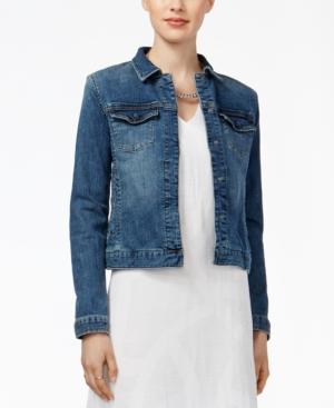Armani Exchange Dark Blue Wash Denim Jacket