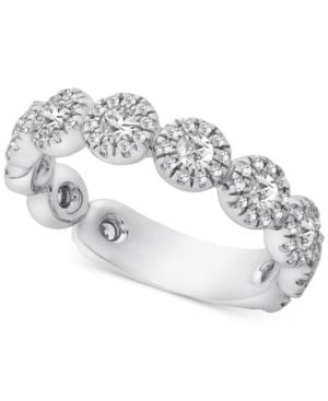 Diamond Halo Band (1 Ct. T.w.) In 14k White Gold