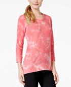 Style & Co. Sport Tie-dye Sweatshirt, Only At Macy's