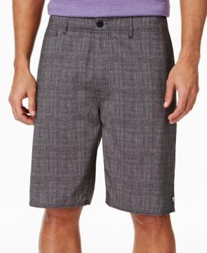 Univibe Men's Sacked Texture-print Land To Water Swim Shorts