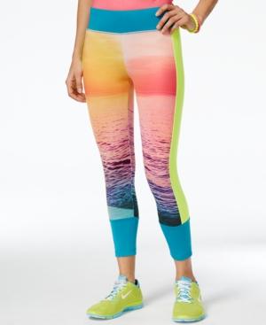 Energie Active Juniors' Catalina Printed Cropped Leggings