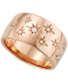 Marchesa Diamond Star Wedding Band (1/6 Ct. T.w.) In 18k White Gold, Gold Or Rose Gold, Created For Macy's