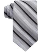 Calvin Klein Men's Pearlized Stripe Tie