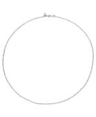 "14k White Gold Necklace, 16-20"" Singapore Chain"