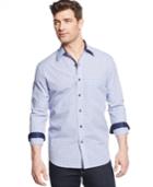 Tasso Elba Men's Long-sleeve Check Shirt, Only At Macy's