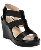 Adrienne Vittadini Cleve Platform Wedge Sandals Women's Shoes