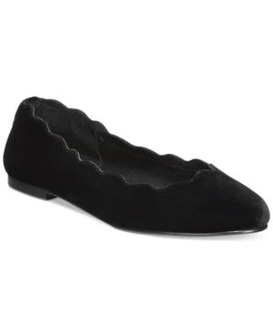 French Sole Fs/ny Jigsaw Velvet Flats Women's Shoes