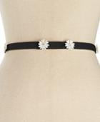 Kate Spade New York Saffiano Daisies Skinny Belt