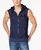 Armani Exchange Men's Zip-front Hoodie Vest