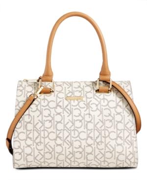 Calvin Klein Hudson Small Signature Satchel