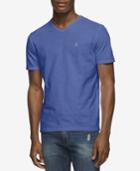 Calvin Klein Jeans Men's Big And Tall Solid V-neck T-shirt