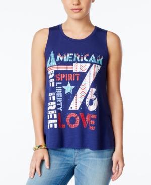 Self Esteem Juniors' American Spirit Graphic Tank