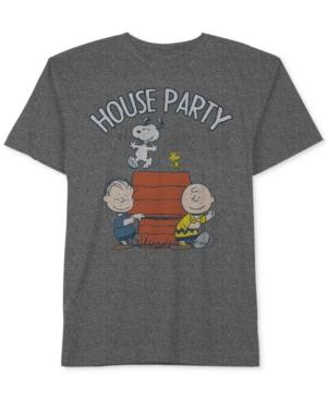 Hybrid Men's Snoopy Graphic-print Cotton T-shirt