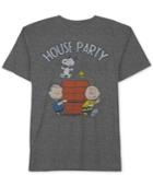 Hybrid Men's Snoopy Graphic-print Cotton T-shirt