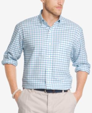 Izod Men's Grid-pattern Cotton Shirt