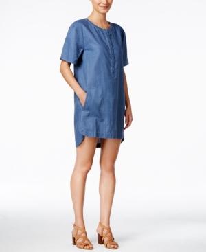 Calvin Klein Jeans Short-sleeve Denim Shirtdress