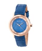 Bertha Quartz Cecelia Collection Blueleather Watch 34mm
