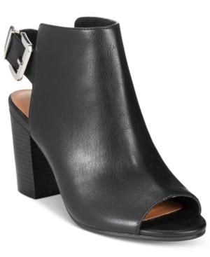 Rampage Twixie Slingback Peep-toe Booties Women's Shoes