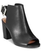 Rampage Twixie Slingback Peep-toe Booties Women's Shoes