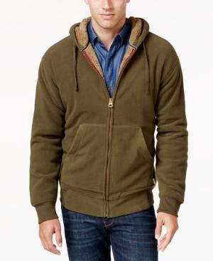 Weatherproof Vintage Men's Faux Sherpa-lined Hoodie